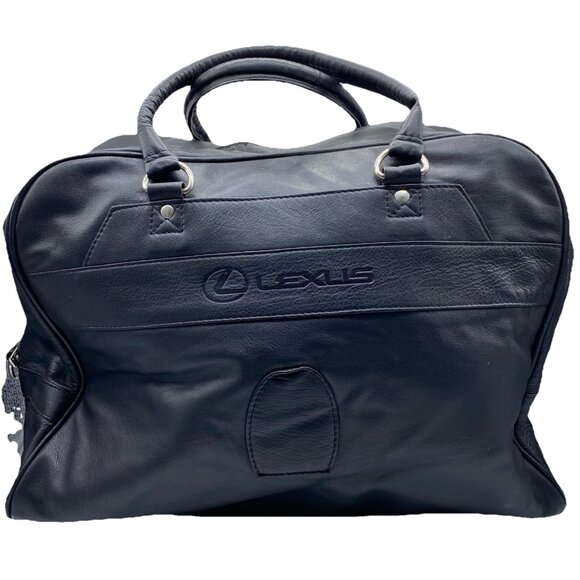 Lexus Leather Ashlin Designer Duffle Overnight Travel Gym School Bag - Picture 1 of 16